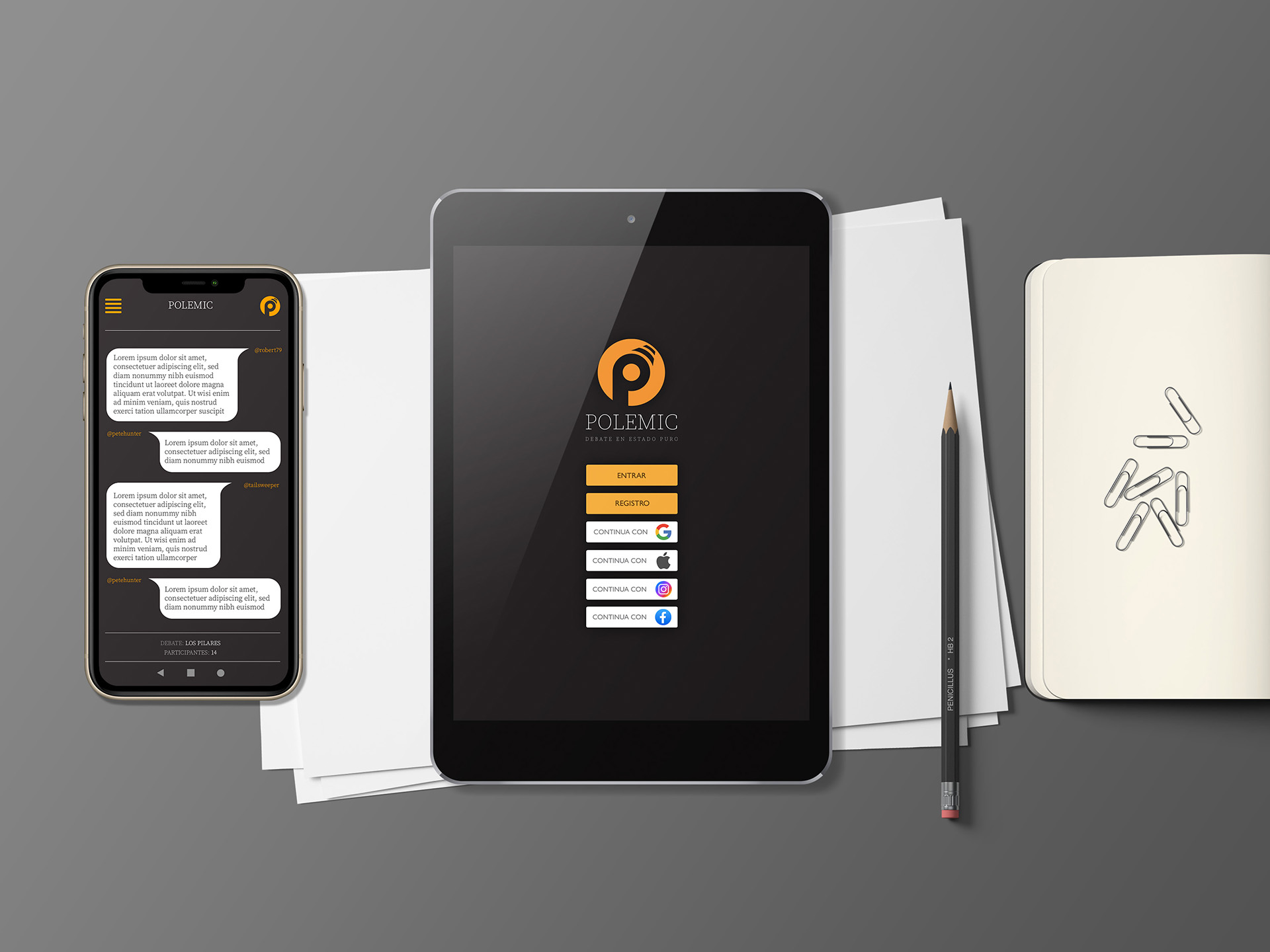 Tablet Screen Mockup